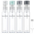 4-Pack 1 OZ Refillable Spray Bottles - Fine Mist, 360° Spray