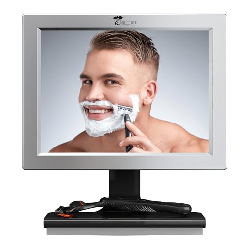 ToiletTree Fogless Shower Mirror with Squeegee