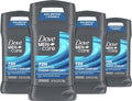 Dove Men Antiperspirant Stick Clean Comfort 72-Hour Protection - 4 Count