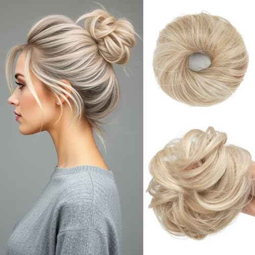 Messy Bun Hair Pieces for Thin Hair - Lightweight Curly Updo