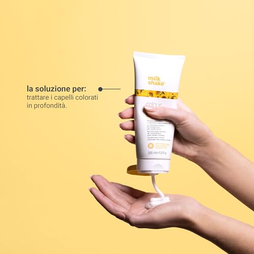 milk_shake Colour Care Deep Conditioning Mask | for color-treated hair | intensive moisture treatment with milk proteins, coconut oil & Integrity 41¢ç to protect and smooth
