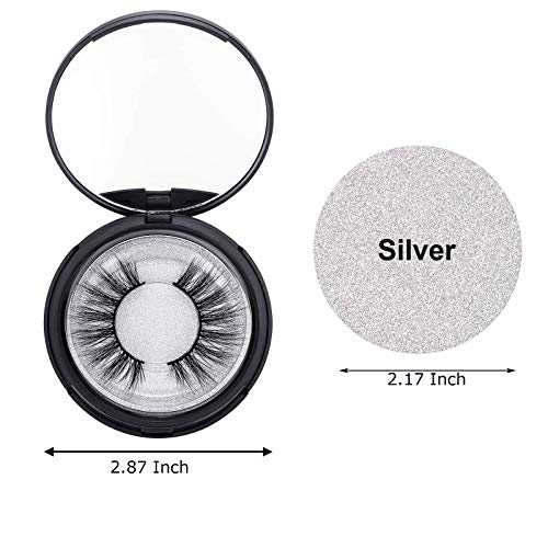 3 Pack Eyelash Storage Case with Mirror | Travel Lash Holder