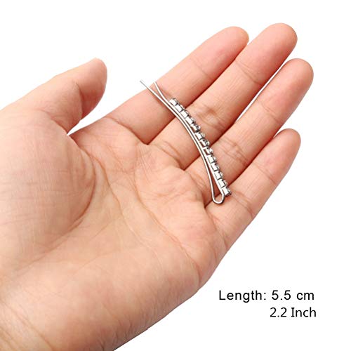 12 Rhinestone Bobby Pins Silver Crystal Hair Clips