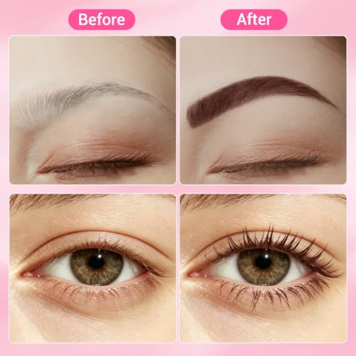 Meiliduo Eyelash & Eyebrow Color Kit - Natural Brown Shade