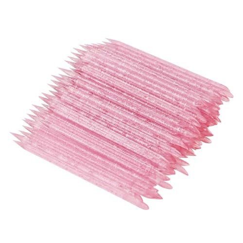 Disposable Nail Cuticle Sticks 100-Pack Double Sided Manicure & Pedicure Tools
