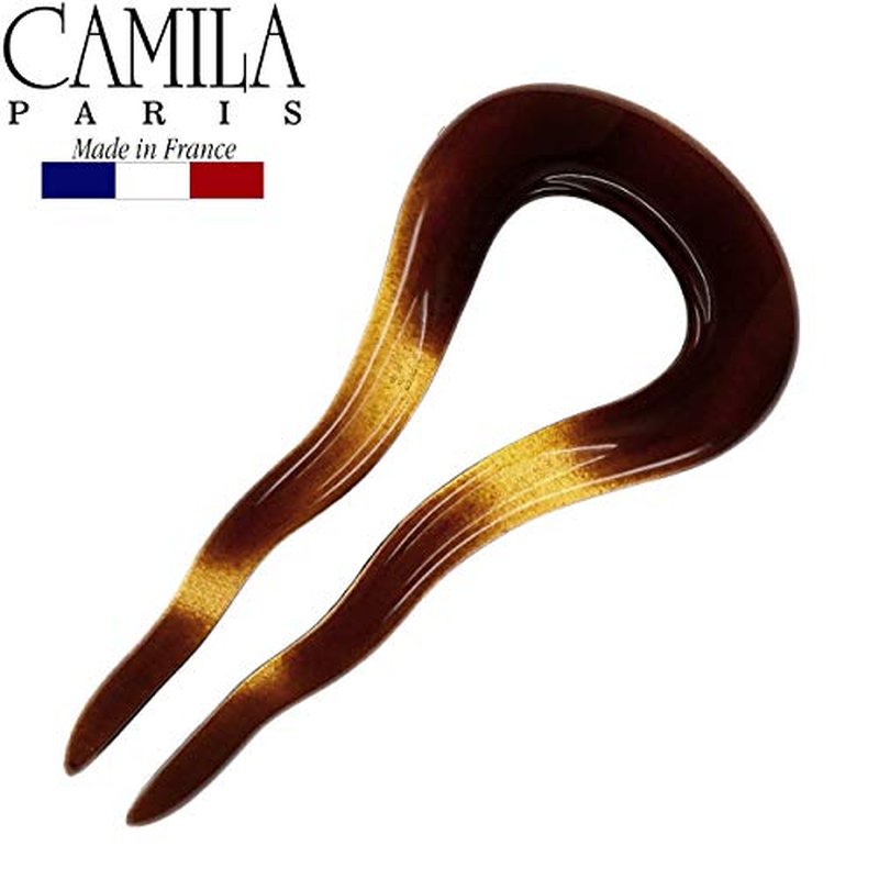 Camila Paris French Twist Hair Pins - Tortoise Shell U-Shaped Clips