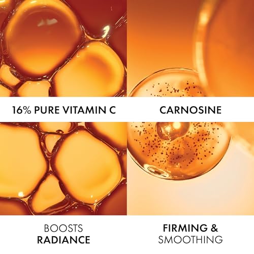 Vichy LiftActiv Vitamin C Serum For Face, Brightening Serum With Pure Vitamin C + Hyaluronic Acid + Vitamin E, Reduces Fine Lines, Smooths Skin Texture, Improves Radiance, Anti Aging
