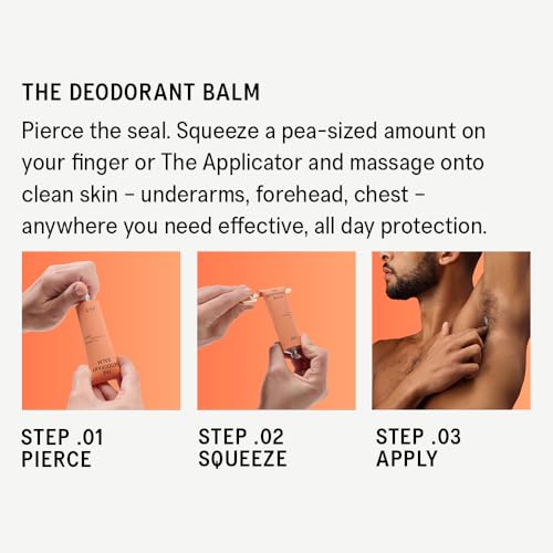 Natural Deodorant Balm, 50mL - Award-Winning, Vegan & Plastic-Free