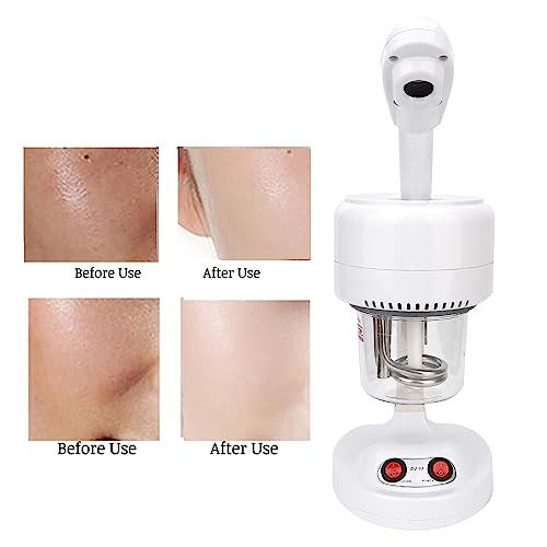 Tabletop Steamer, Portable Beauty Salon Hot Mist Face Steamer, Hydrating Moisturizing Spray Machine for Home and Beauty Salon, Deep Cleaning(US 110V)