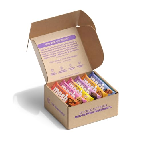 MOSH Keto Protein Bars Variety Pack - Vegan, Low Carb, High Protein