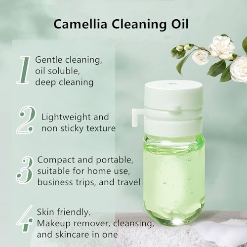 Camellia Cleansing Oil, 30 x 2ml Travel Size Makeup Remover