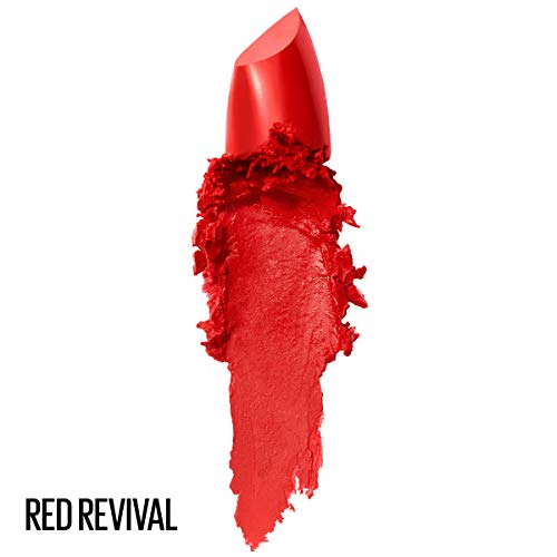 Maybelline Colorsensational Lipcolor Red Revival #645 (3 Pack)