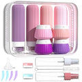 18-Pack TSA Approved Travel Bottles Set with Toiletry Bag