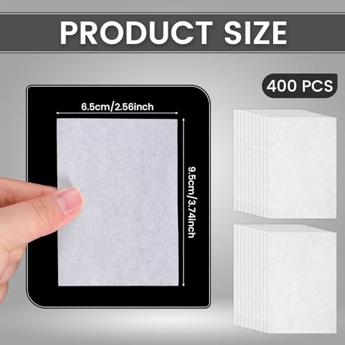 400Pcs Heat-Resistant Hair Perm End Papers for Salon & Home Styling