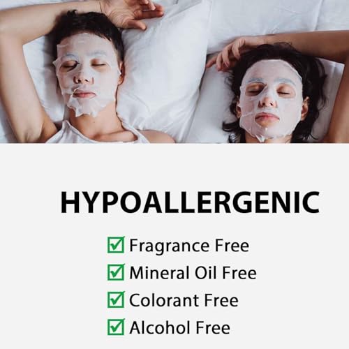 Lululun 7 EA Hydrating Face Mask for Women & Men, Moisturizing Face Masks Skincare with Billberry Leaf & Cranberry Extracts, Daily Face Mask Sheets & Facial Sheet Masks Japanese Skincare, PINK DAILY