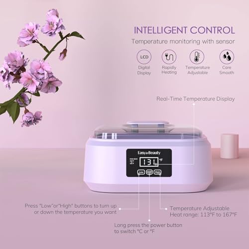 EASYINBEAUTY Paraffin Wax Machine Kit for Hands & Feet - 3000ml Wax Warmer