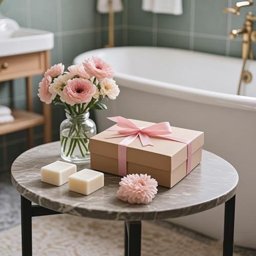 Bamboo Bathtub Tray Caddy | Expandable Bath Organizer