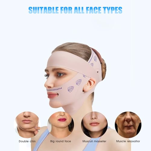 V Line Face Lifting Mask - Double Chin Reducer Strap