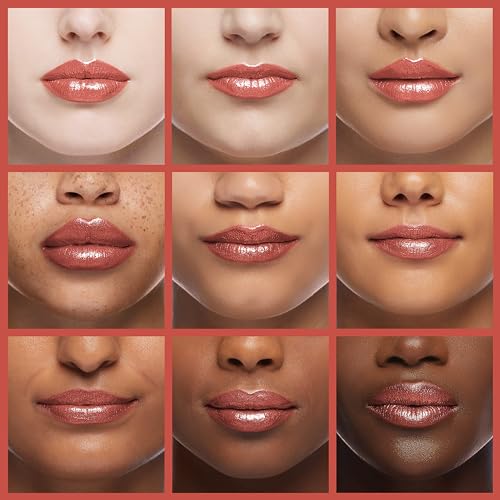 Oulac Coral Pink Metallic Lipstick - 3D Shine & Hydrating