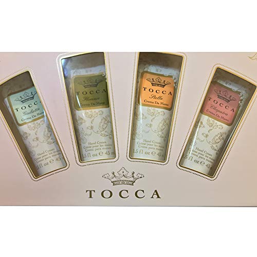 Tocca Crema Quartetto Cleopatra Stella Florence Giulietta Set 4 x 1.5 Fl Oz Each