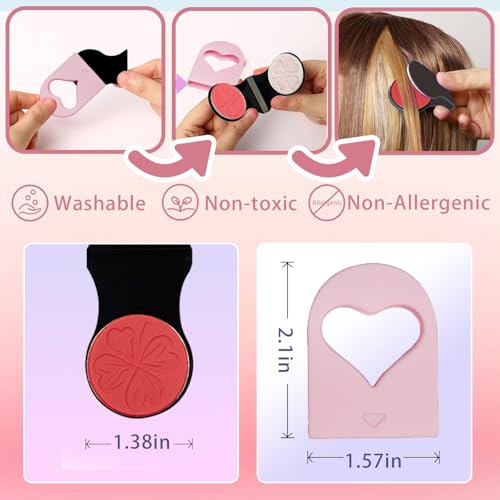 Hair Chalk for Kids 10 Colors Temporary Hair Dye Washable