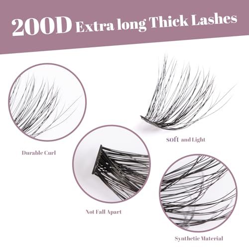 Ocean Pearl DIY Lash Extension Kit - 300pcs 10-20mm Cluster Lashes
