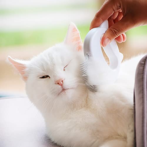 Leo's Paw Massaging Pet Hair Removal Shell Comb for Cats & Dogs
