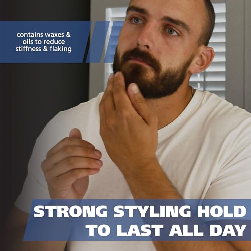 Wahl Beard Balm for Men - Shapes and Styles Facial Hair ? Leave in Conditioner for a Light Hold for All-Day Control ? With Shea Butter, Aloe, Mango Seed Butter & Candelilla Wax - Model 3028690