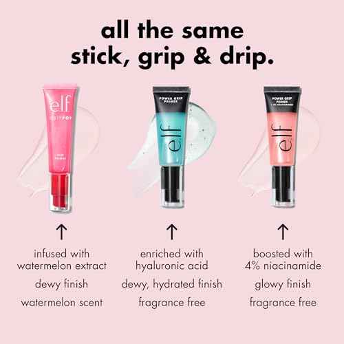 e.l.f. Jelly Pop Dew Primer, Limited Edition Translucent Face Primer For Moisturizing & Smoothing Skin & Gripping Makeup, Vegan & Cruelty-Free