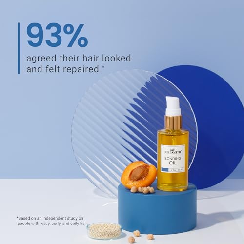 Curlsmith Bonding Hair Oil for Curls - Smoothing Split End Treatment (2 oz)