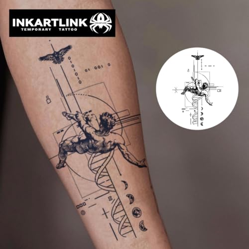 Semi-Permanent Tattoo Sheets - Waterproof, Lasts 1-2 Weeks