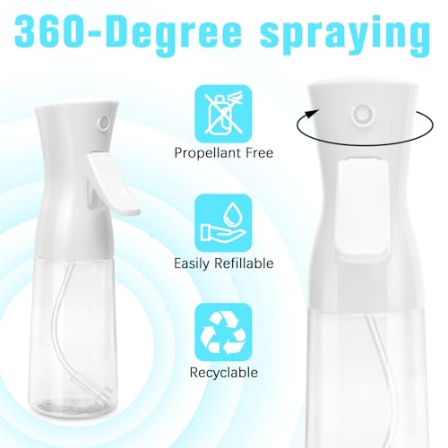 Continuous Spray Bottle for Hair & Plants, 6.8oz