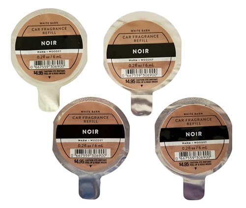 Bath & Body Works Noir Car Air Freshener Refills - 4 Pack