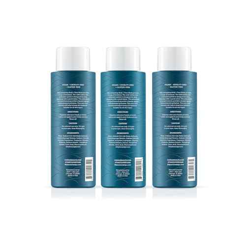 Oars + Alps Body Wash for Men, Mens Body Wash with Vitamin E and Antioxidants, Moisturizing, Hydrating, Paraben & Sulfate Free Cleanser, Variety Set, 3pk