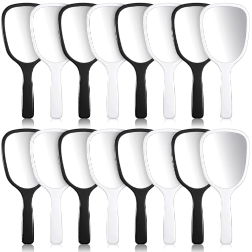 Hicarer 16 Pc Handheld Makeup Mirrors with Handle, Travel Size
