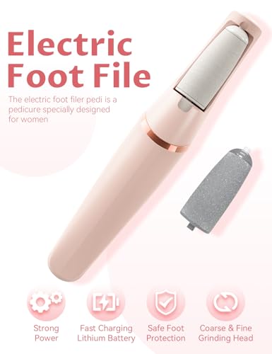 Electric Callus Remover for Soft, Smooth Feet - 2 Speed Foot File