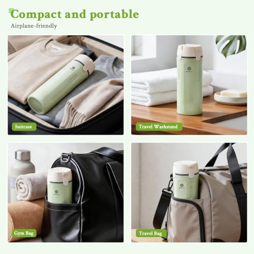 4-in-1 Travel Dispenser Bottle Set - Leak-Proof TSA Compliant