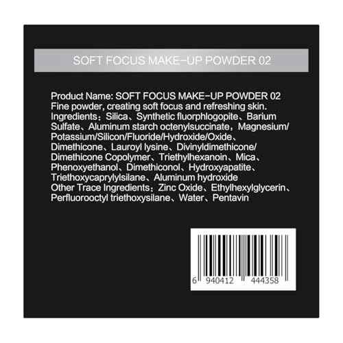 CARSLAN 1.0 Soft Focus Loose Setting Powder, Waterproof, Matte, Oil Control, Shine Free, Talc-Free Face Powder Makeup, 24H Longwear Finishing Powder, 02 Translucent For Oily