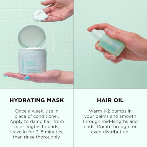 Design.Me GLOSS.ME Hydration Boost Duo - Hair Mask & Argan Oil