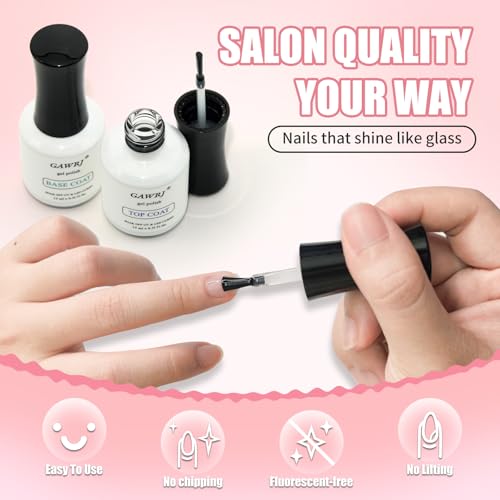 Gel Top Coat No Wipe 15ml - Ultra Glossy Long-Lasting UV/LED Curing for Nail Art - Pack of 1