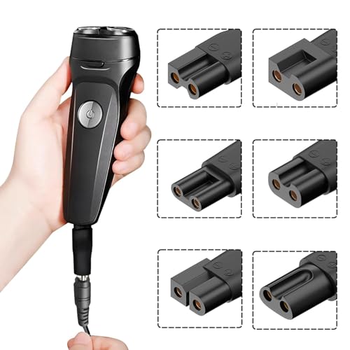 PDEEY Charger Cord for Most Eectric Hair Clipper Beard Trimmer Shaver, fit for Phililps Norelco, Hatteker, Surker, Lumural, and Beauty Instrument, Desk Lamp - 5V DC Charging Cable 7 PCS