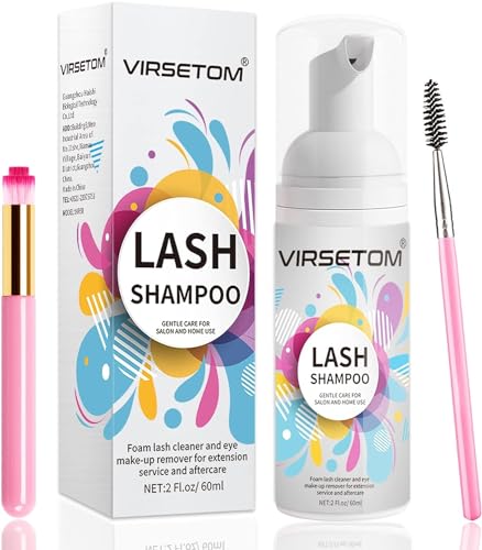 Lash Extension Shampoo 60ml + Brush & Rinse Bottle