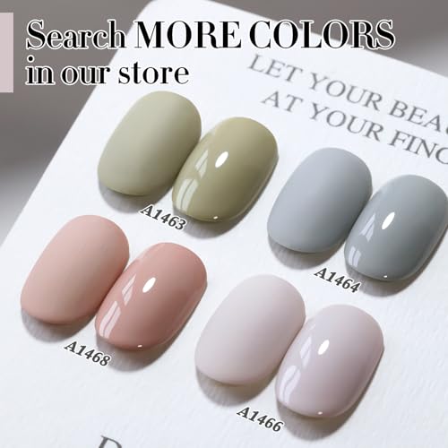 Double Rhythm Milky Beige 15ml Gel Nail Polish - Pure Sheer, Soak Off, A1466