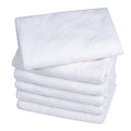 Microfiber Facial Cloths Face Towels Ultra Soft Fast Drying Washcloth Face Cloth for Bath 12 inch x 12 inch 6 Pack White