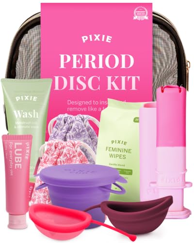 Pixie Menstrual Disc Kit - Medical-Grade Silicone Feminine Period Care Set