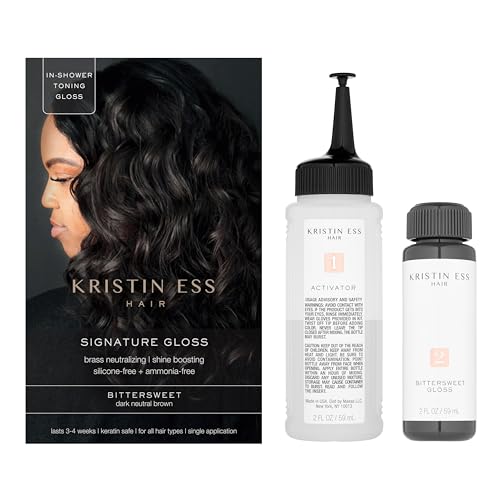 Kristin Ess Hair Gloss Bittersweet Dark Brunette - Semi Permanent Toner