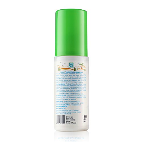 Mamaearth Mineral Based SPF 20+ Baby Sunscreen | Protects Against UV Rays & Soothes Skin | with Zinc Oxide | Waterproof & Safe for Delicate Skin | 3.38 Fl Oz/100 ml