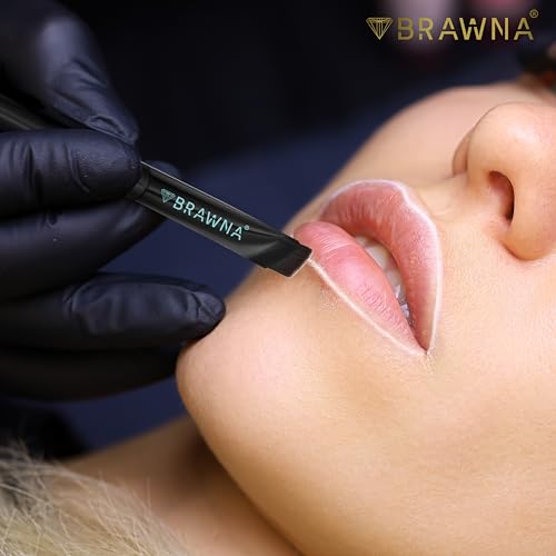 Brawna Pro Contour White Mapping Paste for Brow and Lip Measuring - White Concealer for PMU, Eyebrow Henna, Lamination, Tint