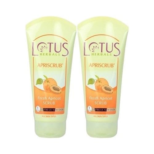 Lotus Herbals Fresh Apricot Scrub (Pack Of 2)