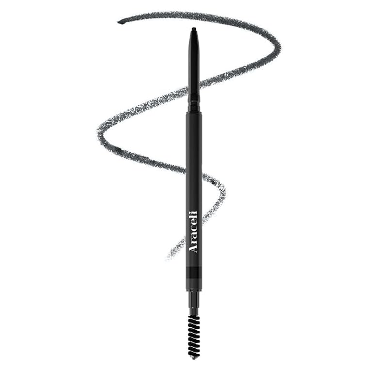 Araceli Ultra-Slim Eyebrow Pencil with Spoolie - Water-Resistant